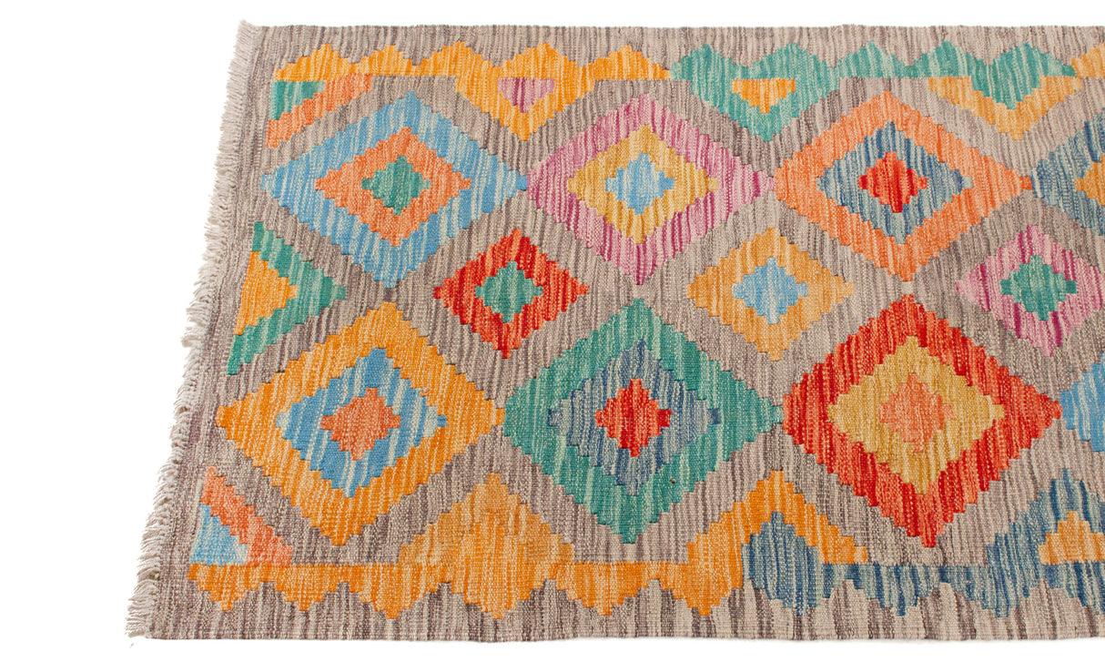 Kilim Afgano | 293 x 82 cm