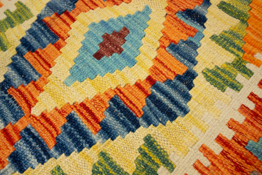 Kilim Afgano | 208 x 76 cm