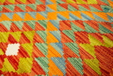 Kilim Afgano | 214 x 74 cm