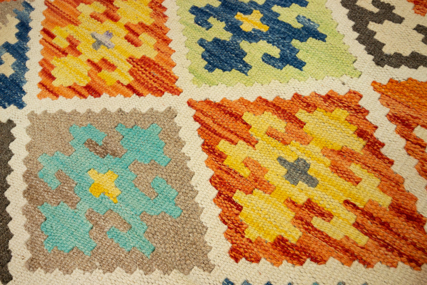 Kilim Afgano | 194 x 73 cm