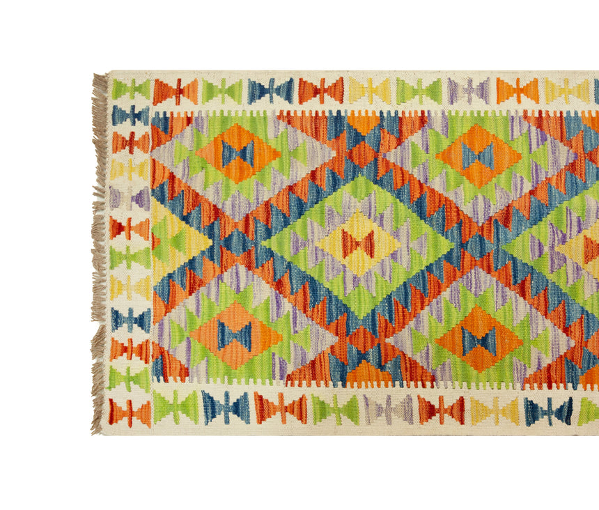 Kilim Afgano | 204 x 77 cm