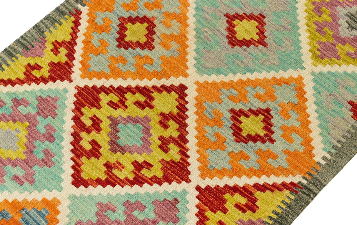 Kilim Afghan | 201 x 76 cm