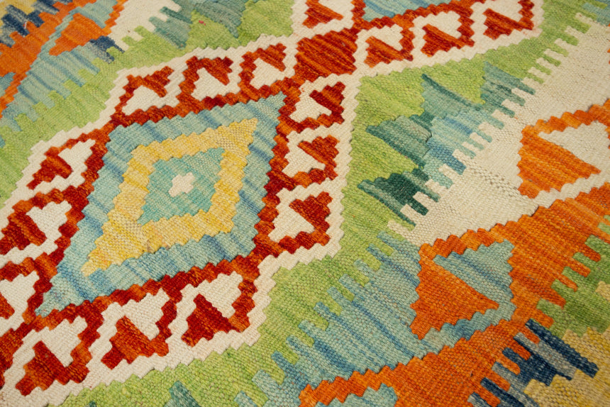 Kilim Afgano | 199 x 73 cm