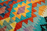 Kilim Afgano | 394 x 85 cm