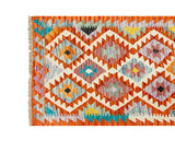 Kilim Afgano | 387 x 79 cm