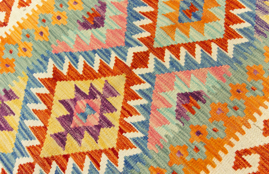 Kilim Afgano | 385 x 81 cm