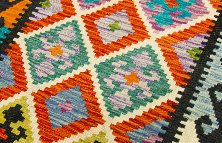 Kilim Afgano | 207 x 83 cm