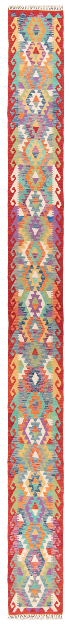 Kilim afgano | 667 x 62 cm