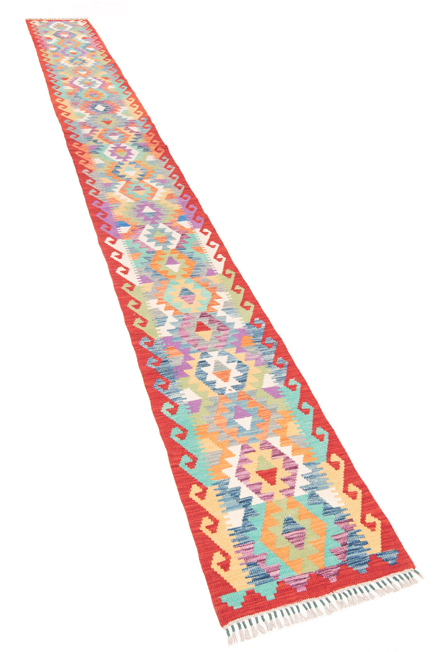 Kilim afgano | 667 x 62 cm
