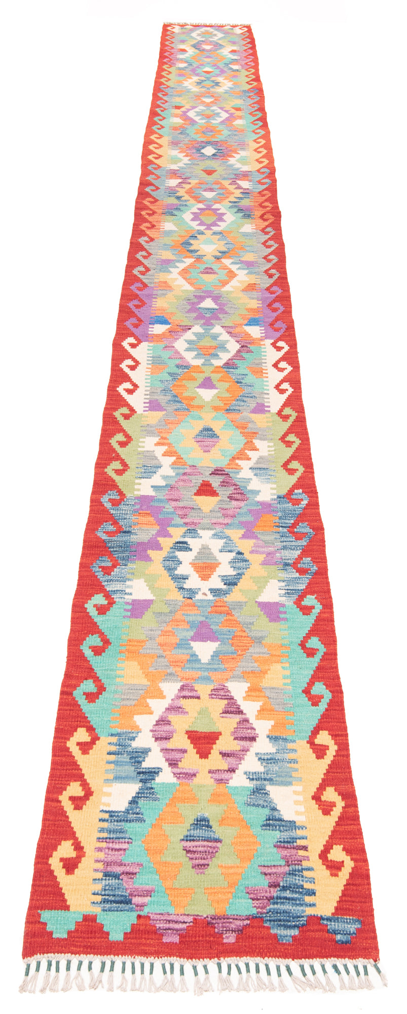 Kilim afgano | 667 x 62 cm