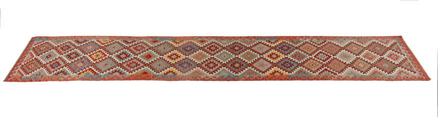Kilim afgano | 592 x 80 cm