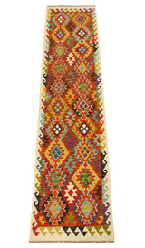 Kilim Afgano | 292 x 74 cm
