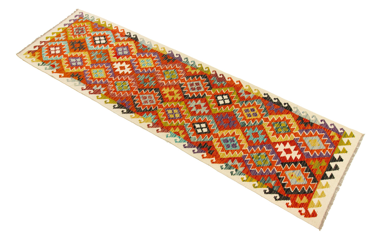 Kilim Afgano | 292 x 74 cm
