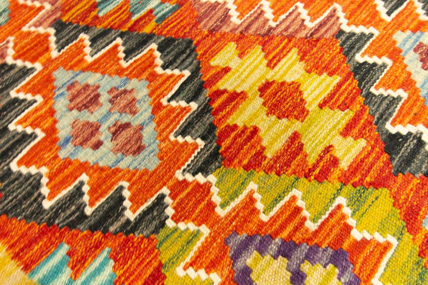 Kilim Afgano | 292 x 74 cm