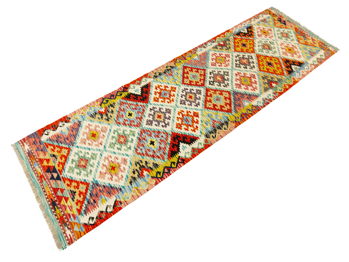 Kilim Afgano | 259 x 80 cm