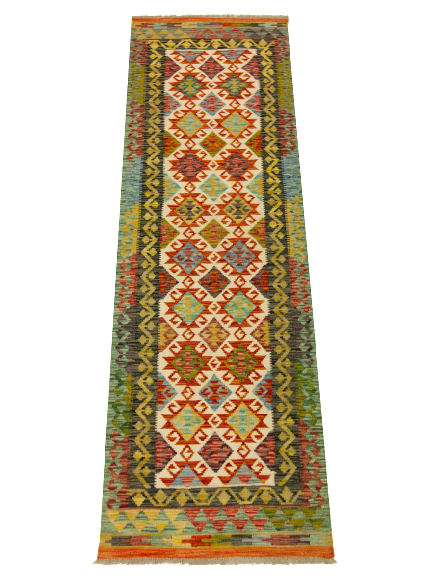 Kilim Afgano | 252 x 81 cm
