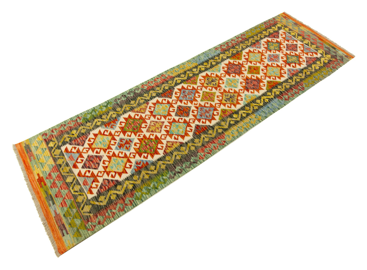 Kilim Afgano | 252 x 81 cm