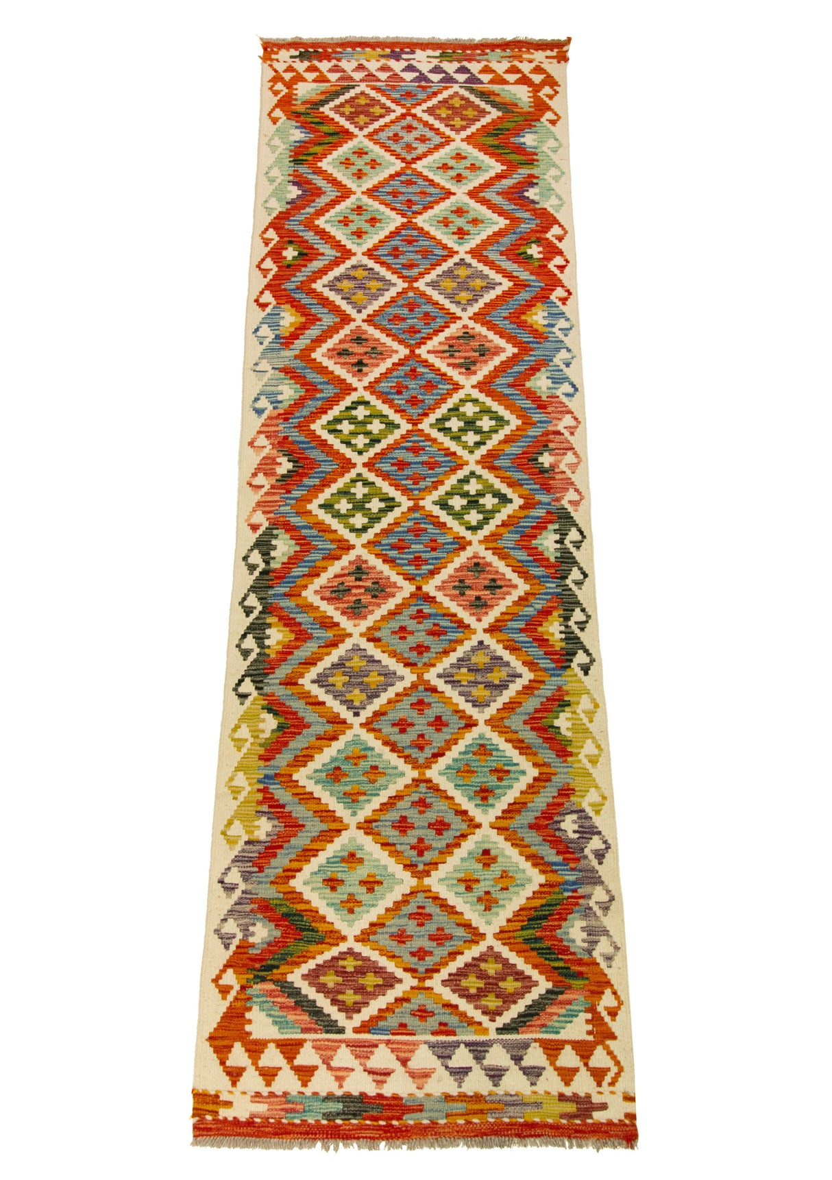 Kilim Afgano | 251 x 78 cm