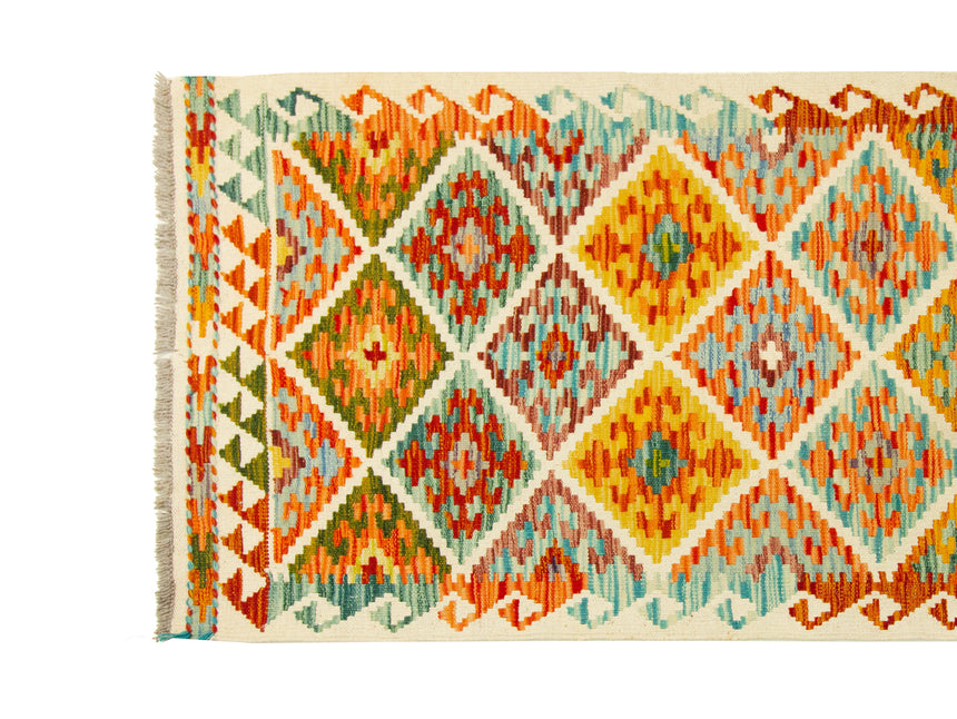Kilim Afgano | 248 x 82 cm