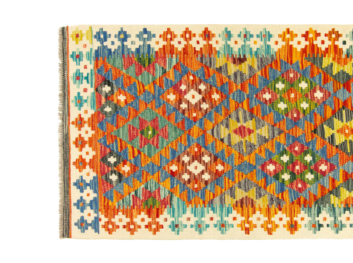 Kilim Afgano | 251 x 80 cm