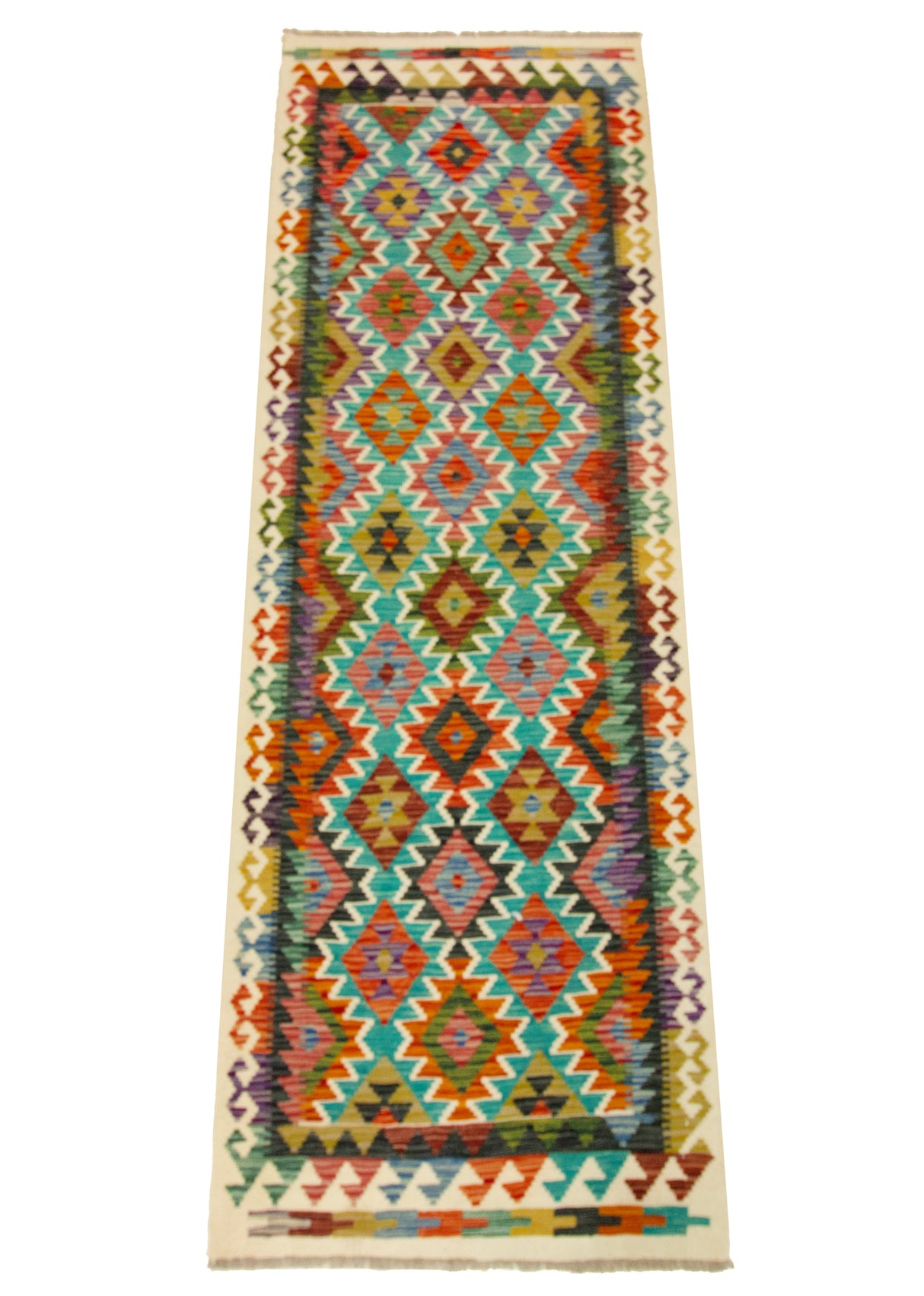 Kilim Afgano | 247 x 83 cm