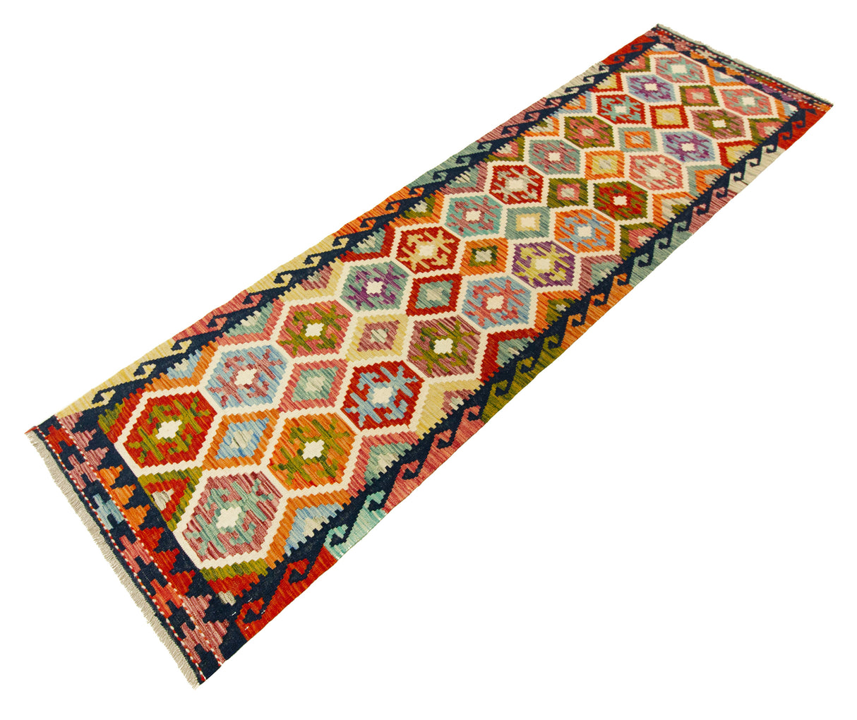 Kilim Afgano | 296 x 80 cm
