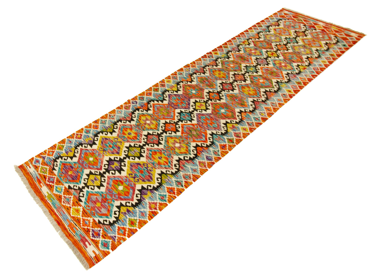 Kilim Afgano | 291 x 80 cm