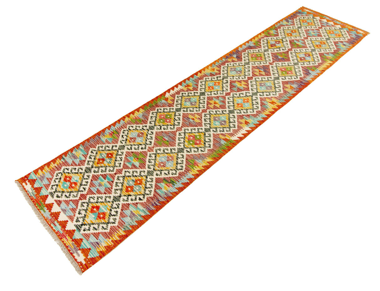 Kilim Afgano | 291 x 64 cm
