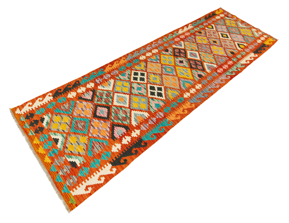 Kilim Afgano | 305 x 84 cm