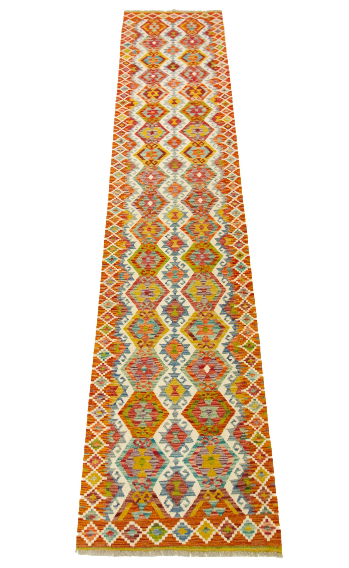 Kilim Afgano | 385 x 86 cm