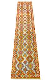 Kilim Afgano | 385 x 86 cm