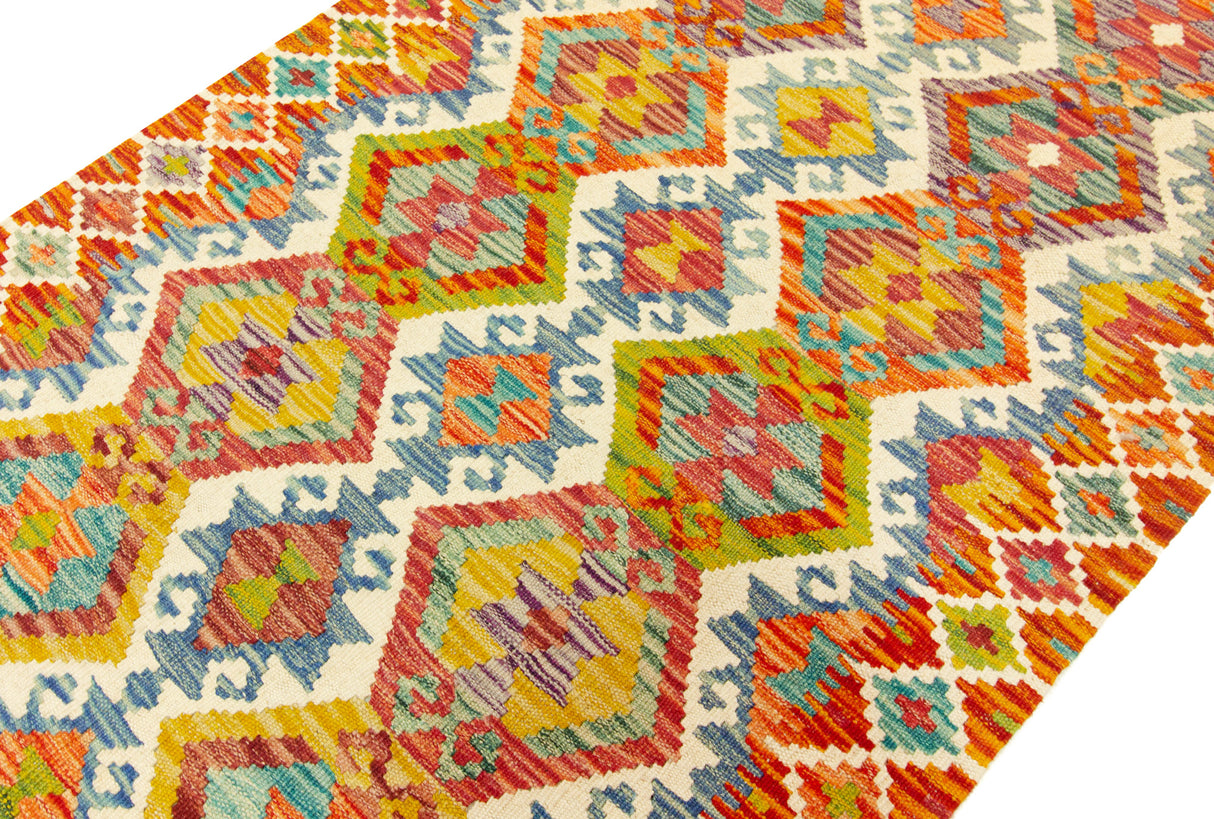 Kilim Afgano | 385 x 86 cm