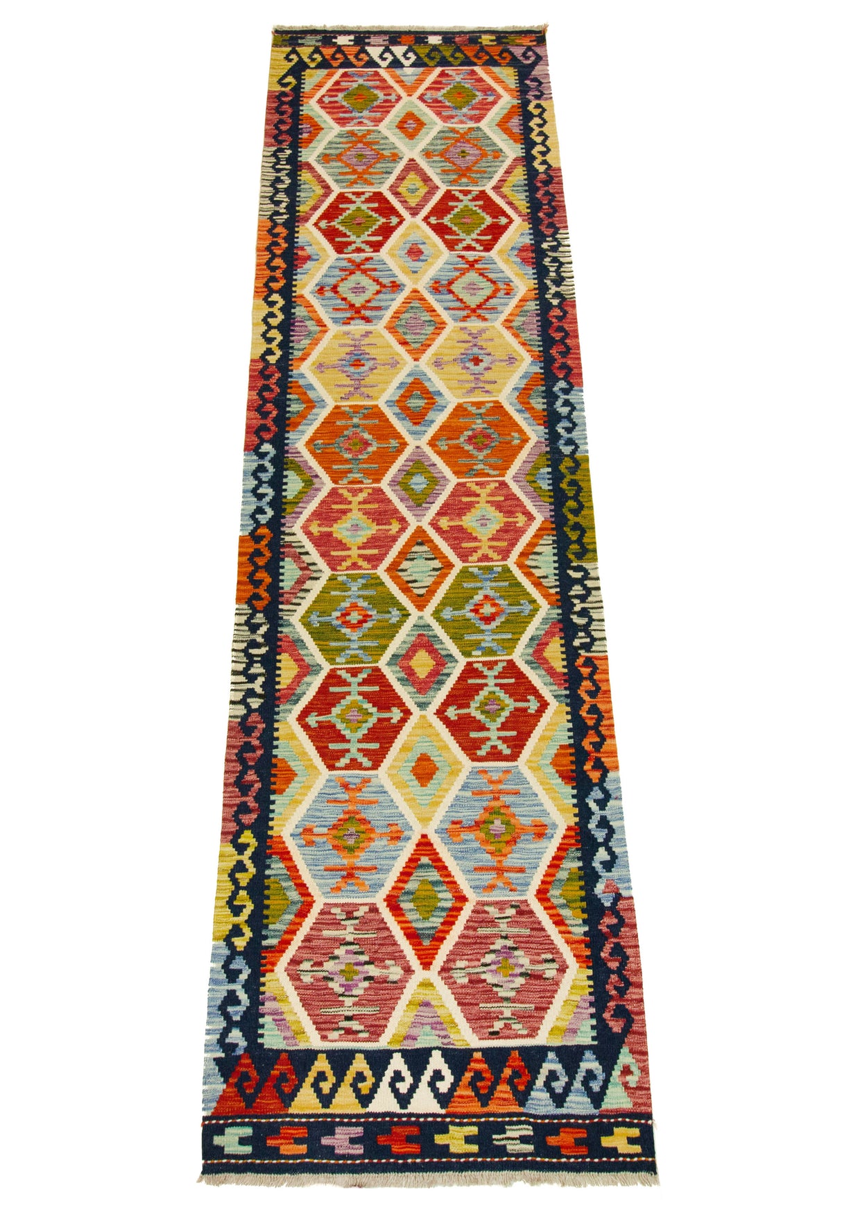 Kilim Afgano | 301 x 84 cm