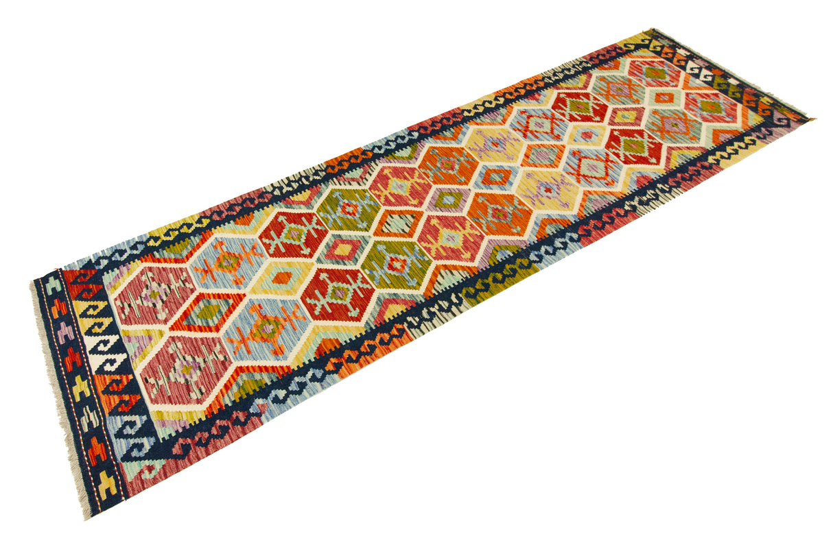 Kilim Afgano | 301 x 84 cm