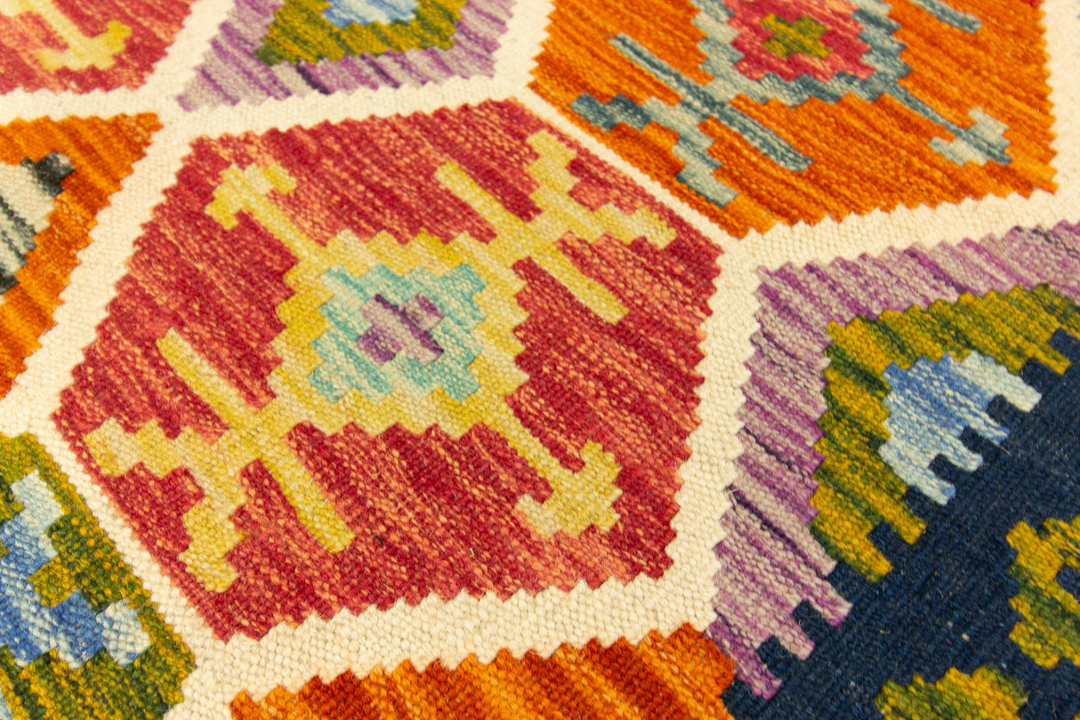 Kilim Afgano | 301 x 84 cm