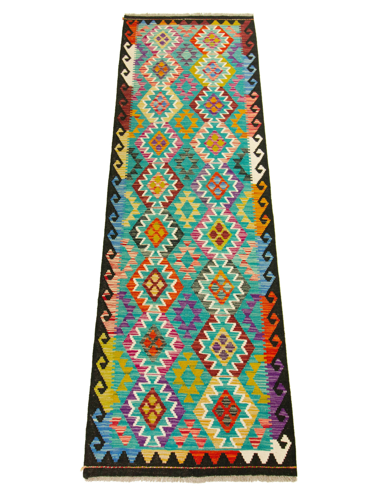 Kilim Afgano | 253 x 82 cm