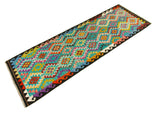 Kilim Afgano | 253 x 82 cm