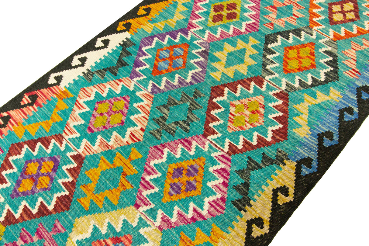 Kilim Afgano | 253 x 82 cm