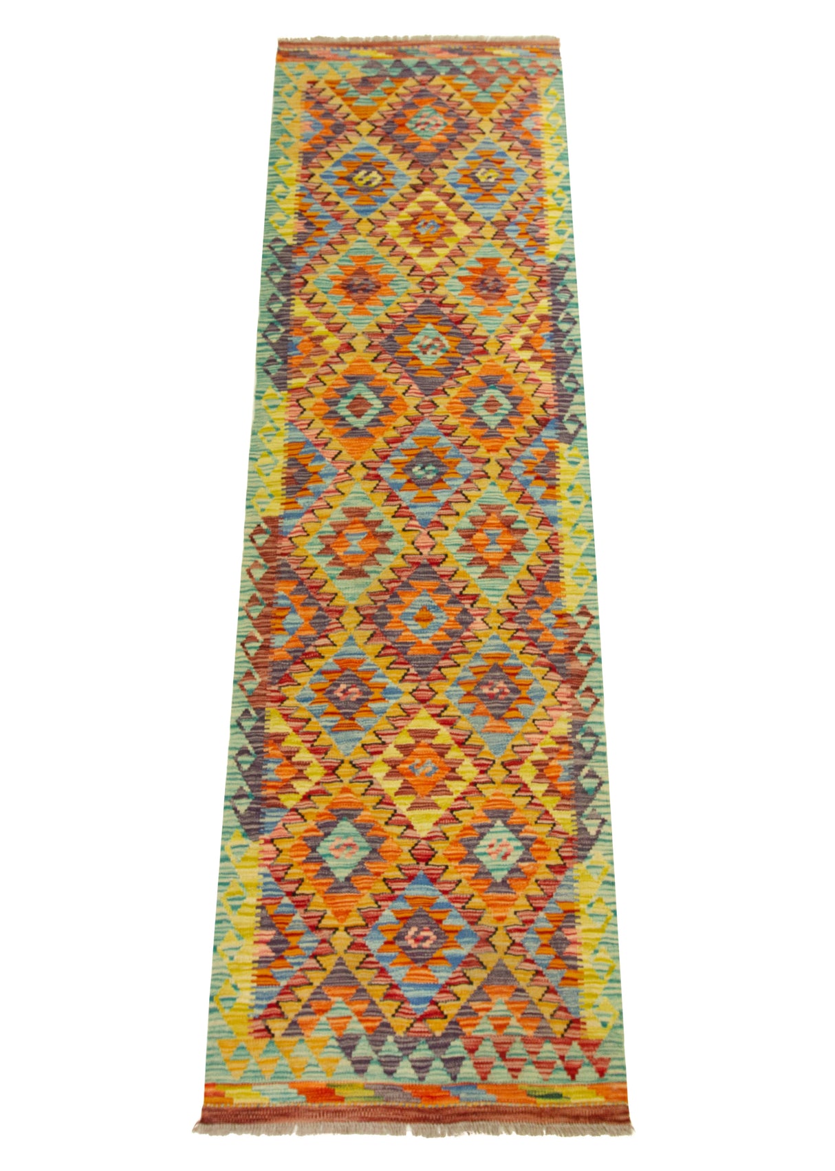Kilim Afgano | 253 x 78 cm