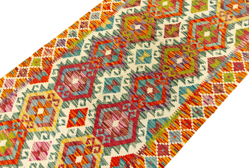 Kilim Afgano | 474 x 82 cm