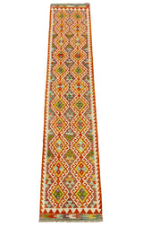 Kilim Afgano | 291 x 61 cm
