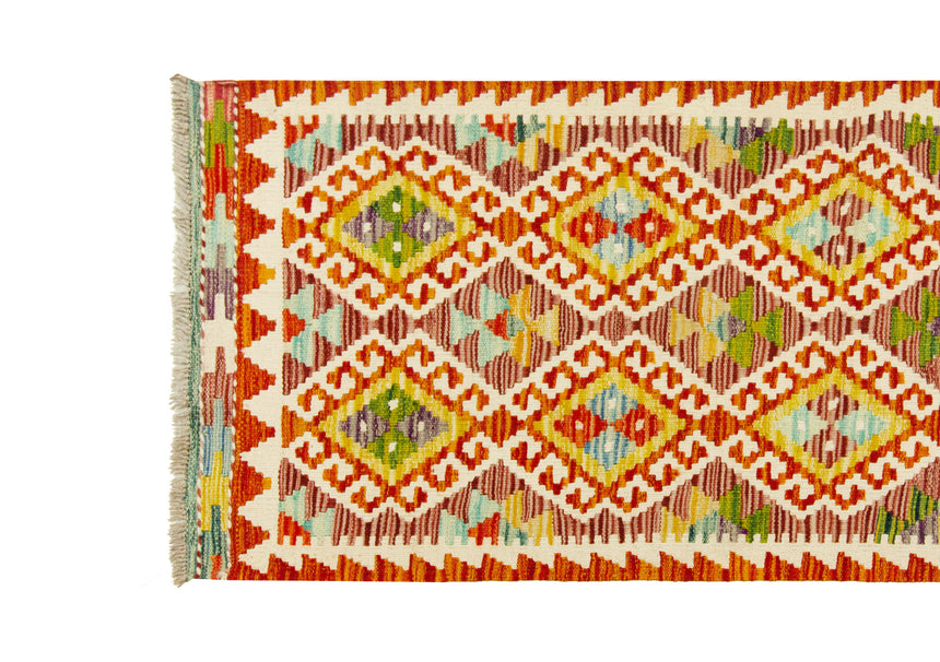 Kilim Afgano | 291 x 61 cm