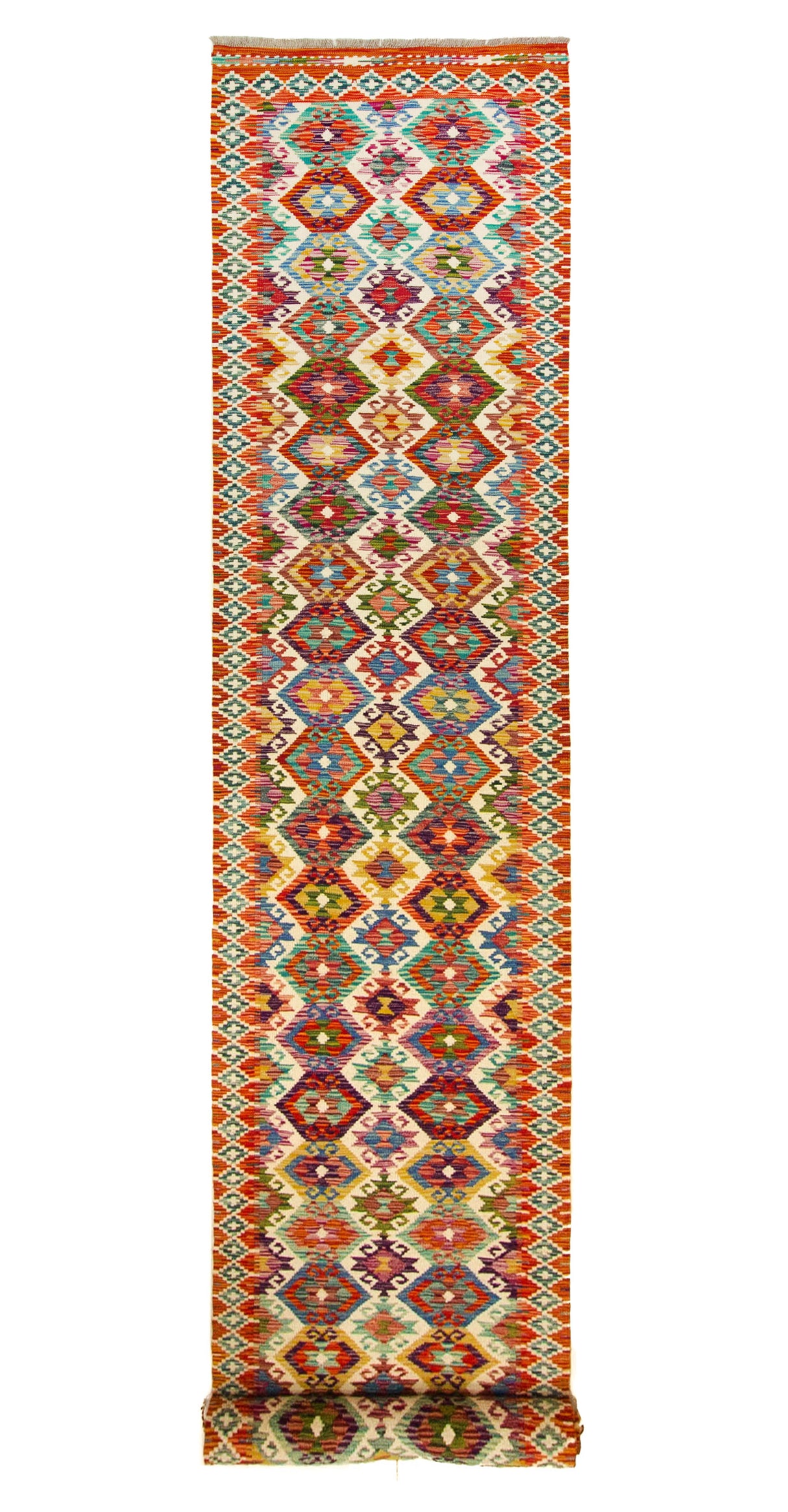 Kilim Afgano | 487 x 84 cm