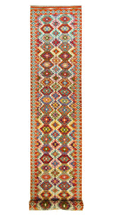 Kilim Afgano | 487 x 84 cm