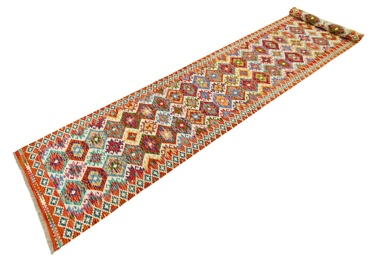 Kilim Afgano | 487 x 84 cm