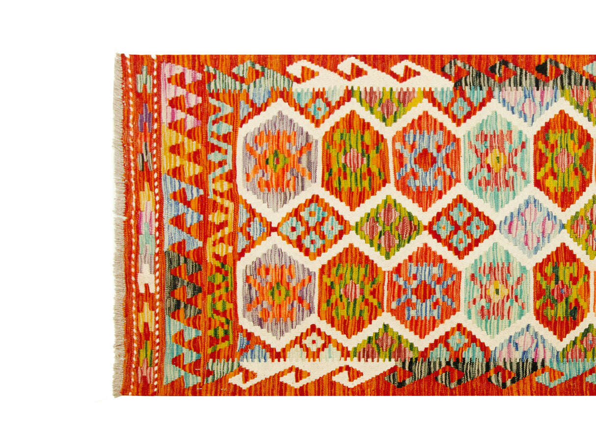 Kilim Afgano | 386 x 83 cm