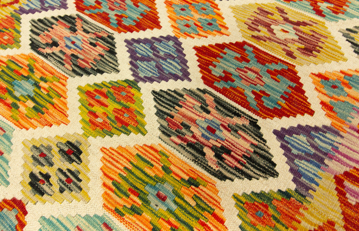 Kilim Afgano | 386 x 83 cm