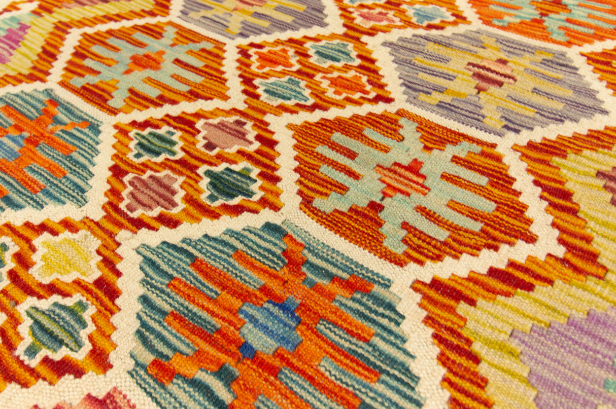 Kilim Afgano | 387 x 84 cm