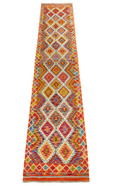 Kilim Afgano | 383 x 82 cm