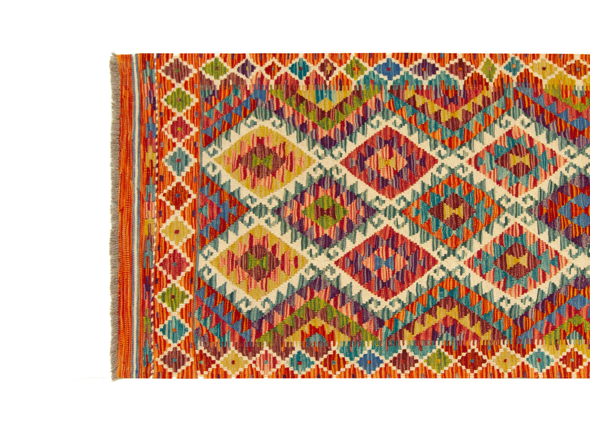 Kilim Afgano | 383 x 82 cm